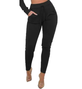 High Waist Skinny Jogger Sweatpant