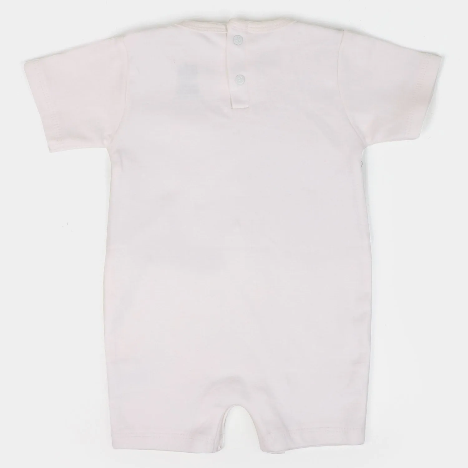 Infant Boys Knitted Romper Waist Coat - White