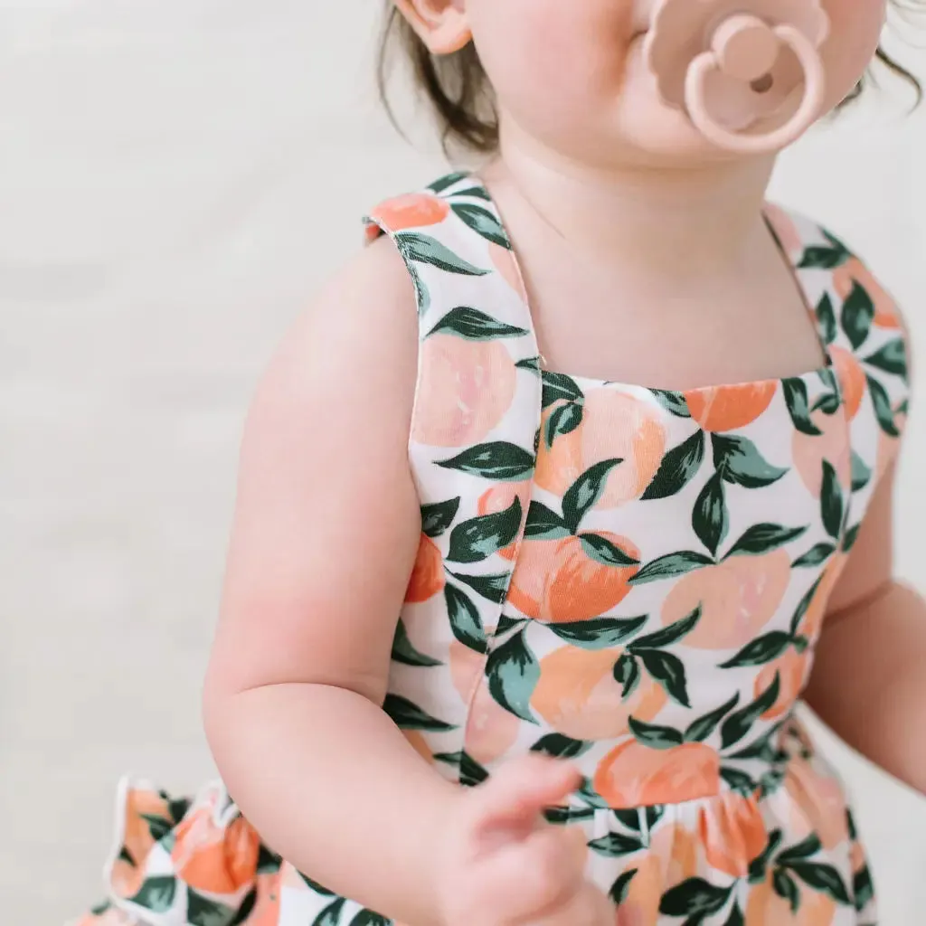 Isla Romper in Peachy Paradise