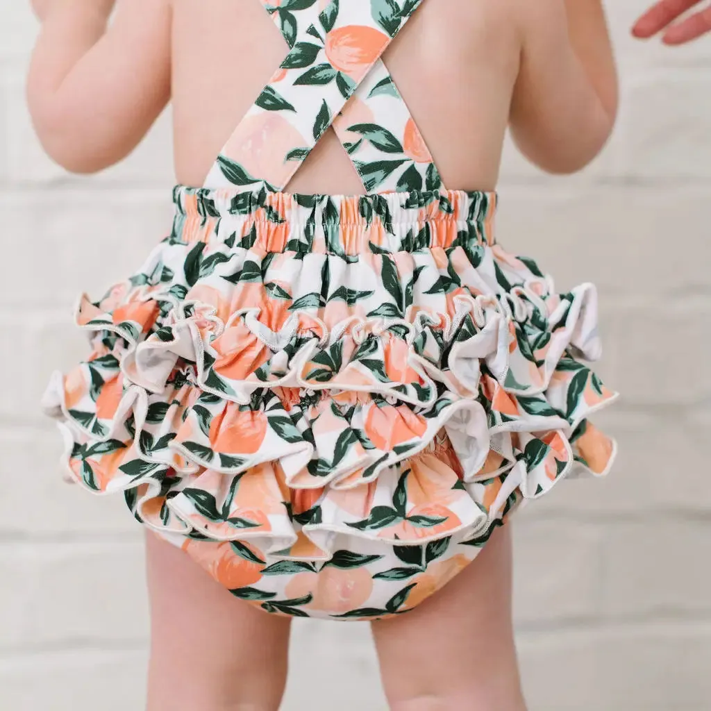 Isla Romper in Peachy Paradise