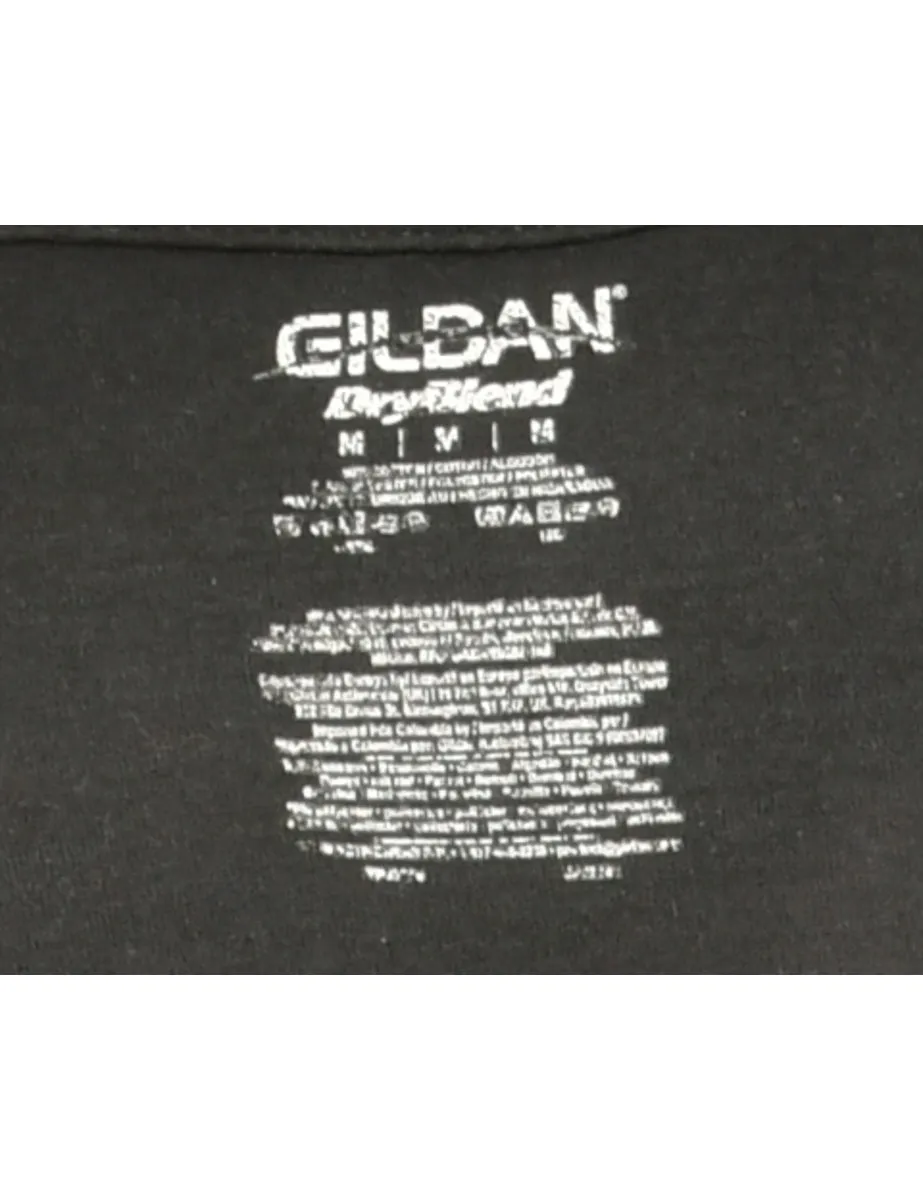 Kearns Wrestling Black Gildan Sports T-shirt - M