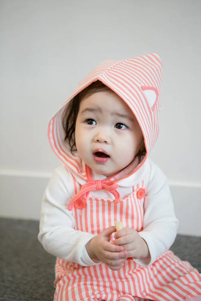 Kitty overalls Baby Bodysuit (include Hat)