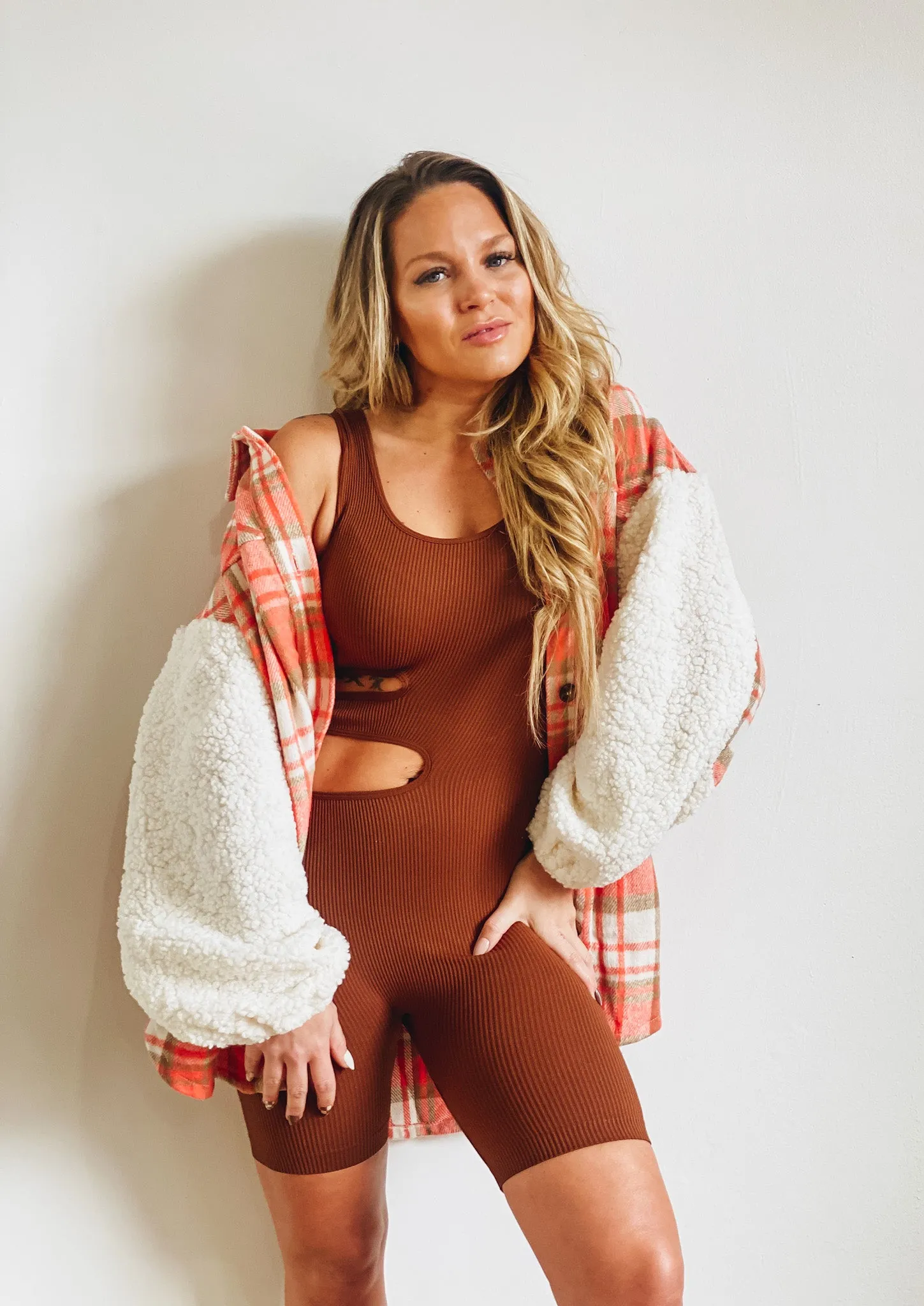 Latte Run Seamless Romper