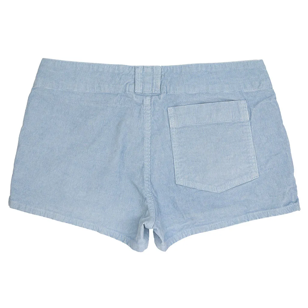 Lightweight Cotton Corduroy 3-Pocket Mili Short - Skyra Blue