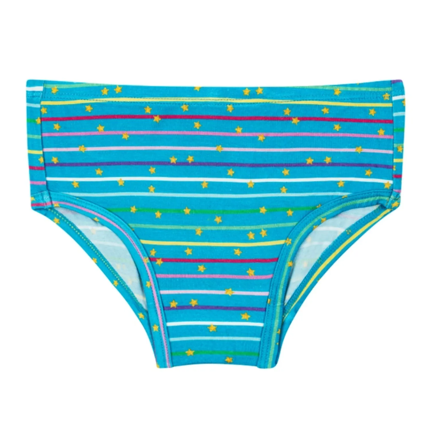 Macaron   Me Bamboo Girls Underwear Set - Turquoise Donuts