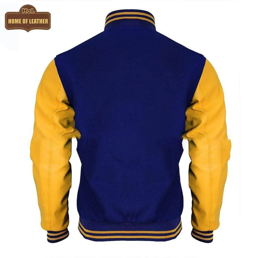 MCJ07 Archie Andrews Riverdale Varsity Bomber R Letterman Summer Real Wool blue Jacket