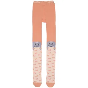 MELTON Peach Pink Rabbit tights