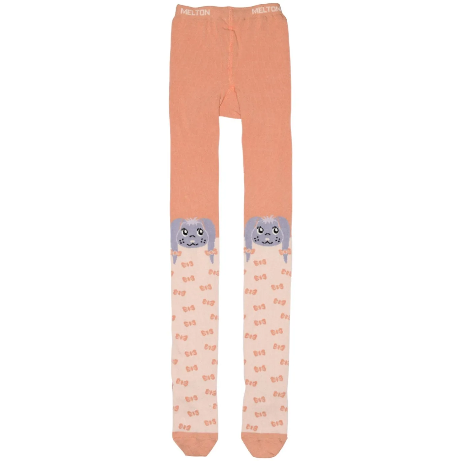 MELTON Peach Pink Rabbit tights
