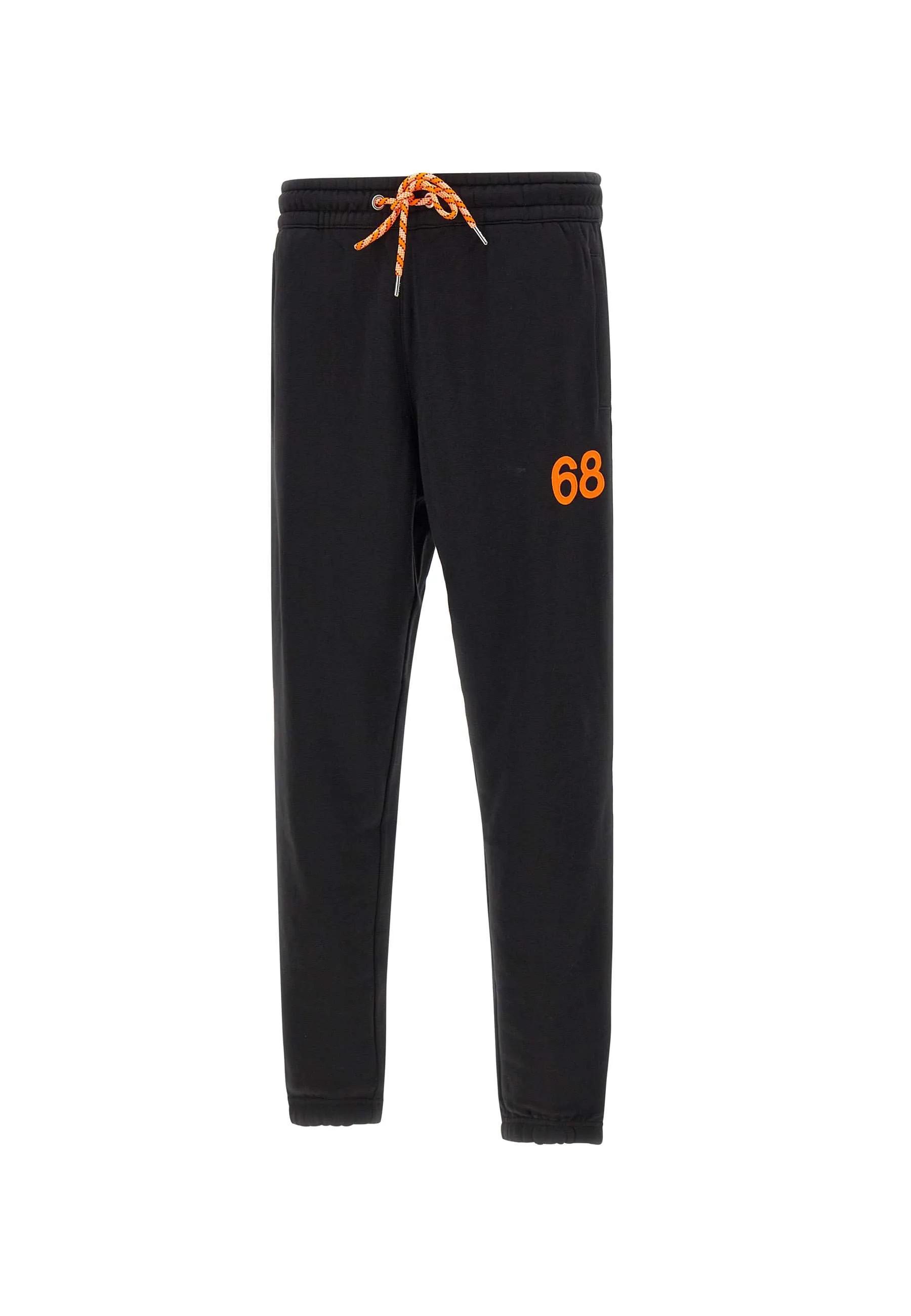 Men's Black Jogger Trousers with Piping