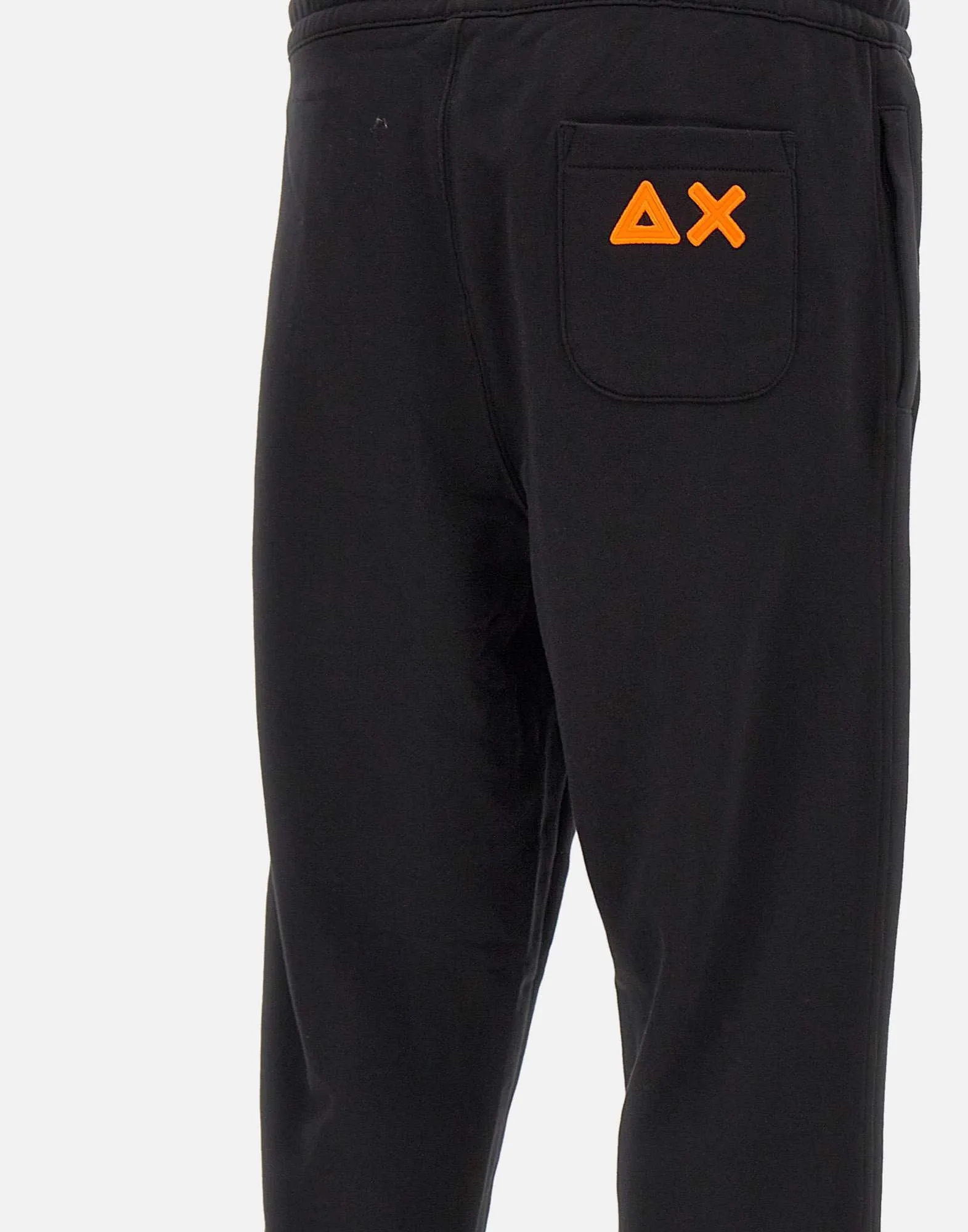 Men's Black Jogger Trousers with Piping