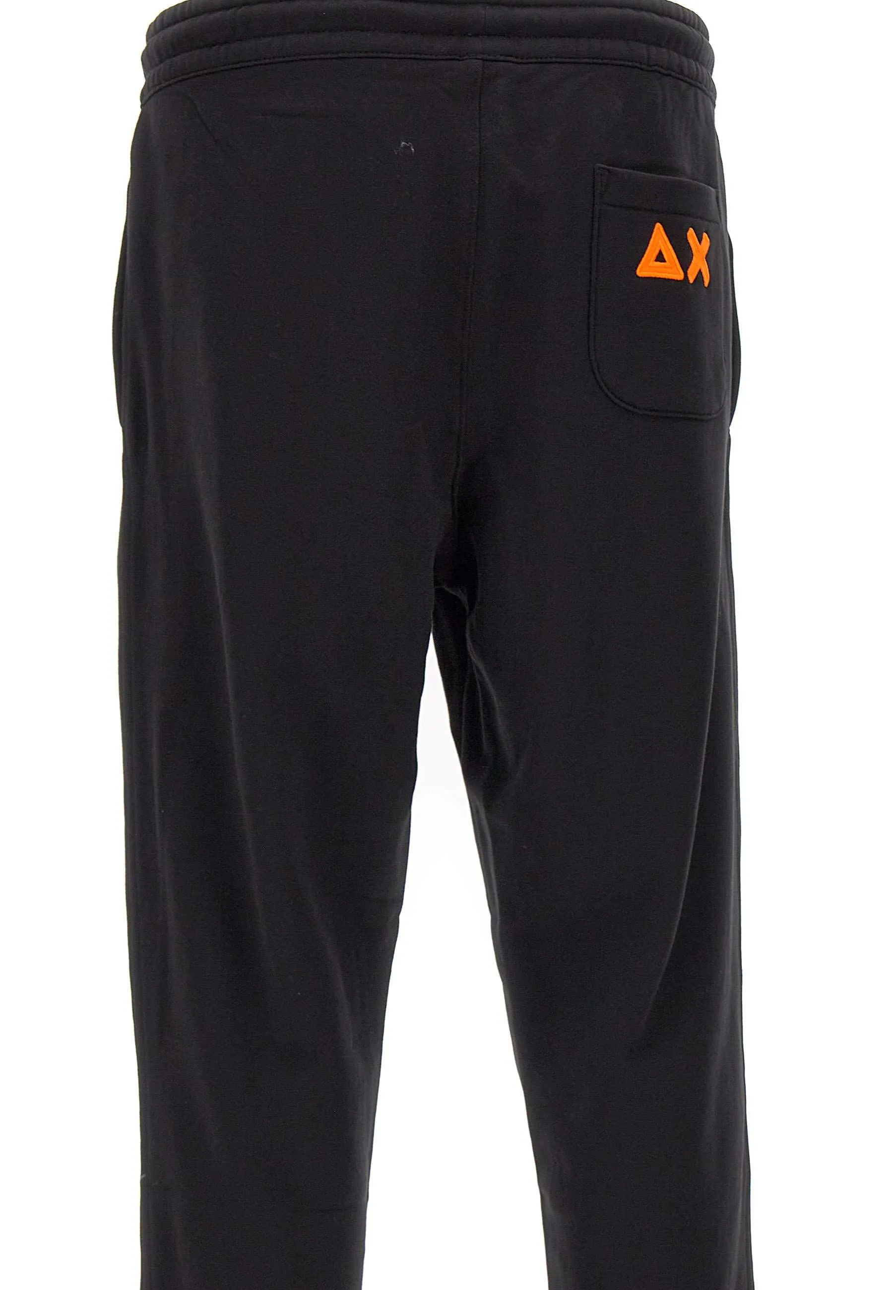 Men's Black Jogger Trousers with Piping