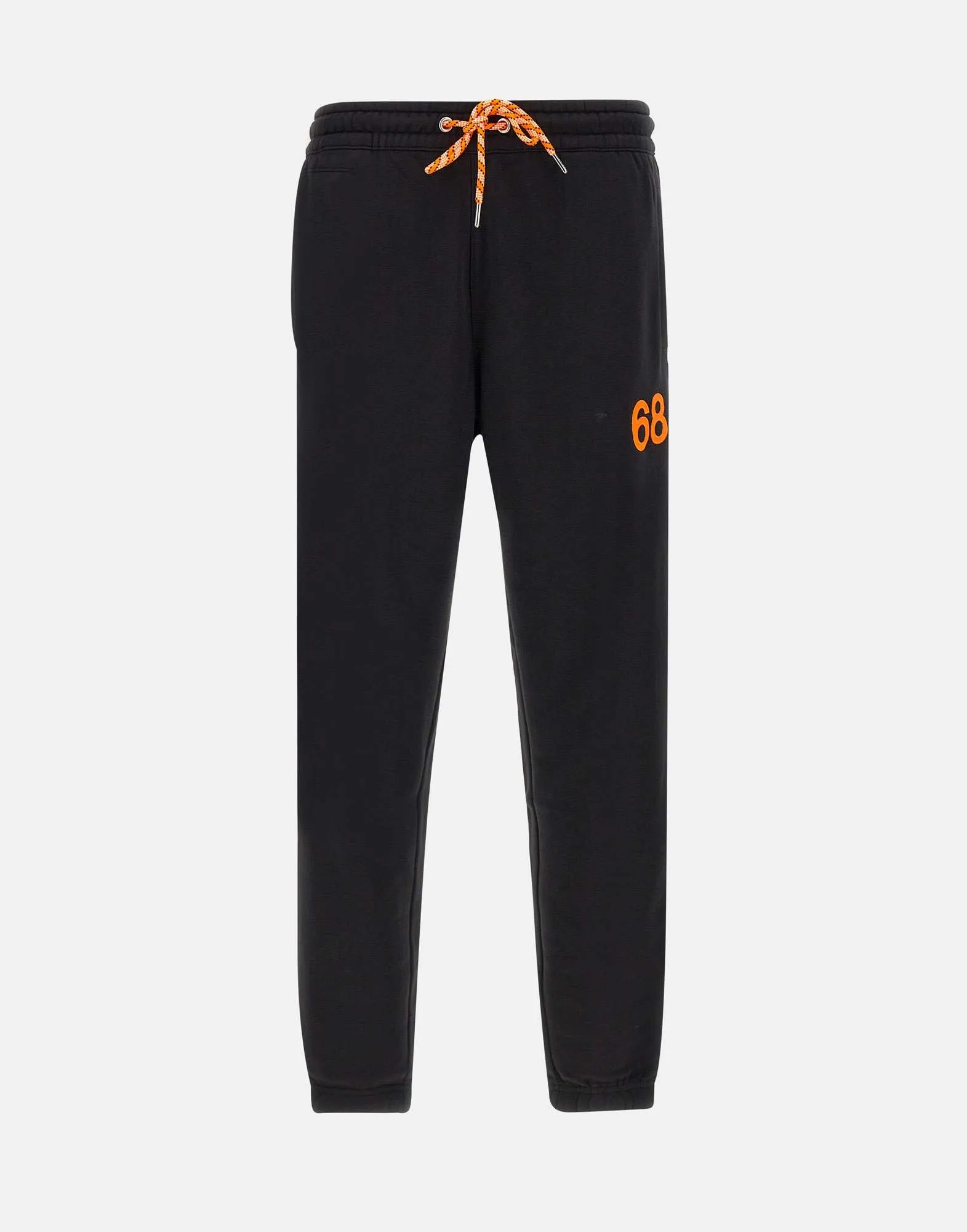 Men's Black Jogger Trousers with Piping