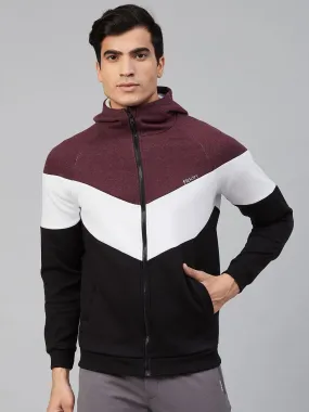 Men's Colorblock Full Zip Hoodie Lifestyle Jacket