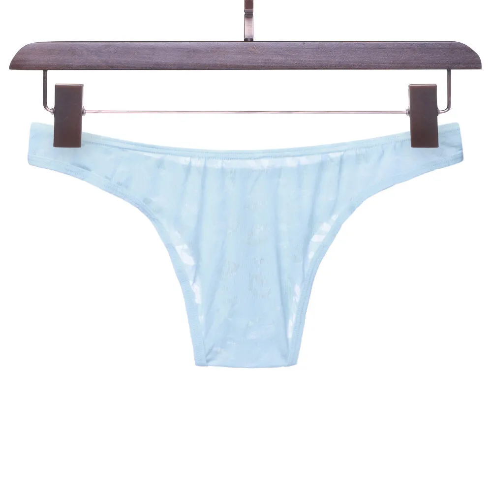 Men's Low Rise Solid Color Jacquard Underwear - Attractive Design