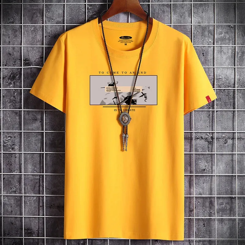 Men's Summer T-Shirt - Anime Harajuku Graphic Vintage Top