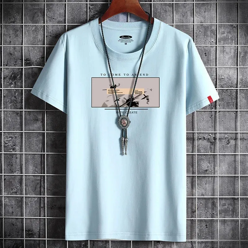 Men's Summer T-Shirt - Anime Harajuku Graphic Vintage Top