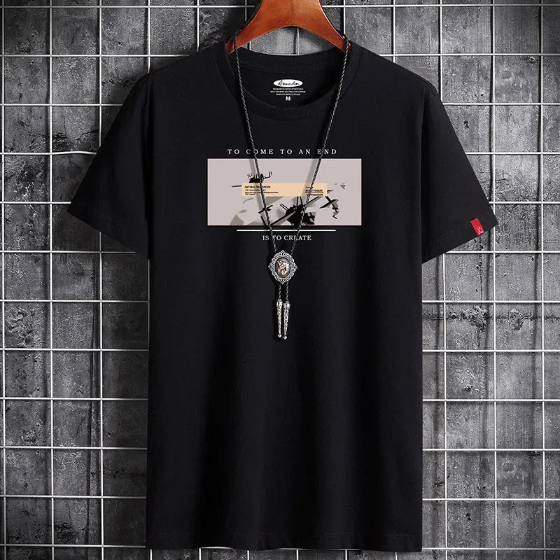 Men's Summer T-Shirt - Anime Harajuku Graphic Vintage Top