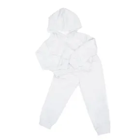 Mini White Jogger Set