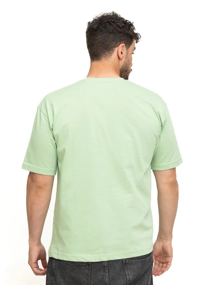 Mint Over Size Round T-Shirt