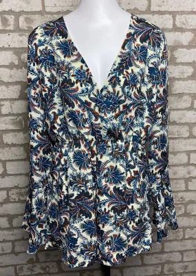 Missguided Floral Romper- (XL)
