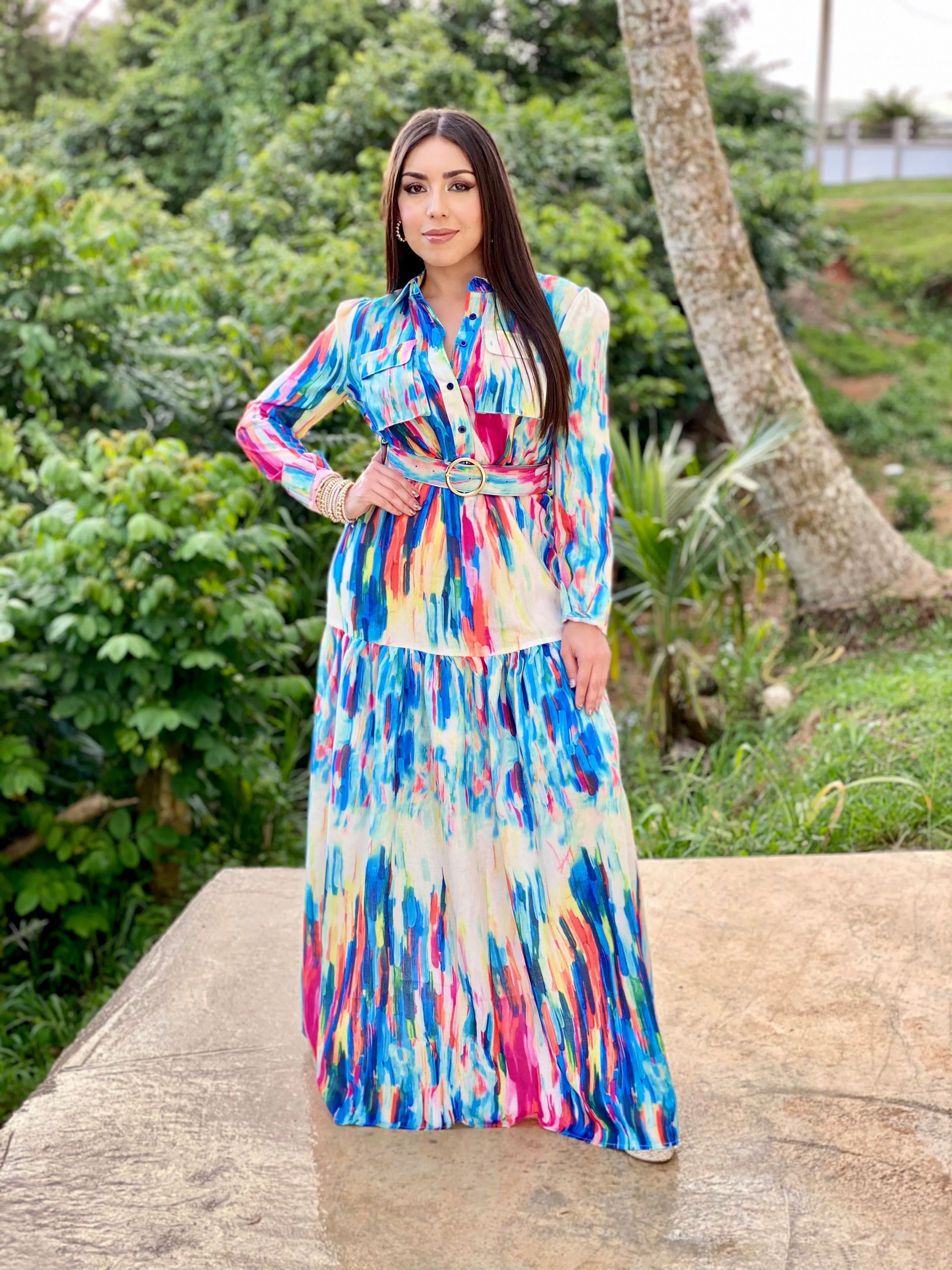 Multi Maxi Dress