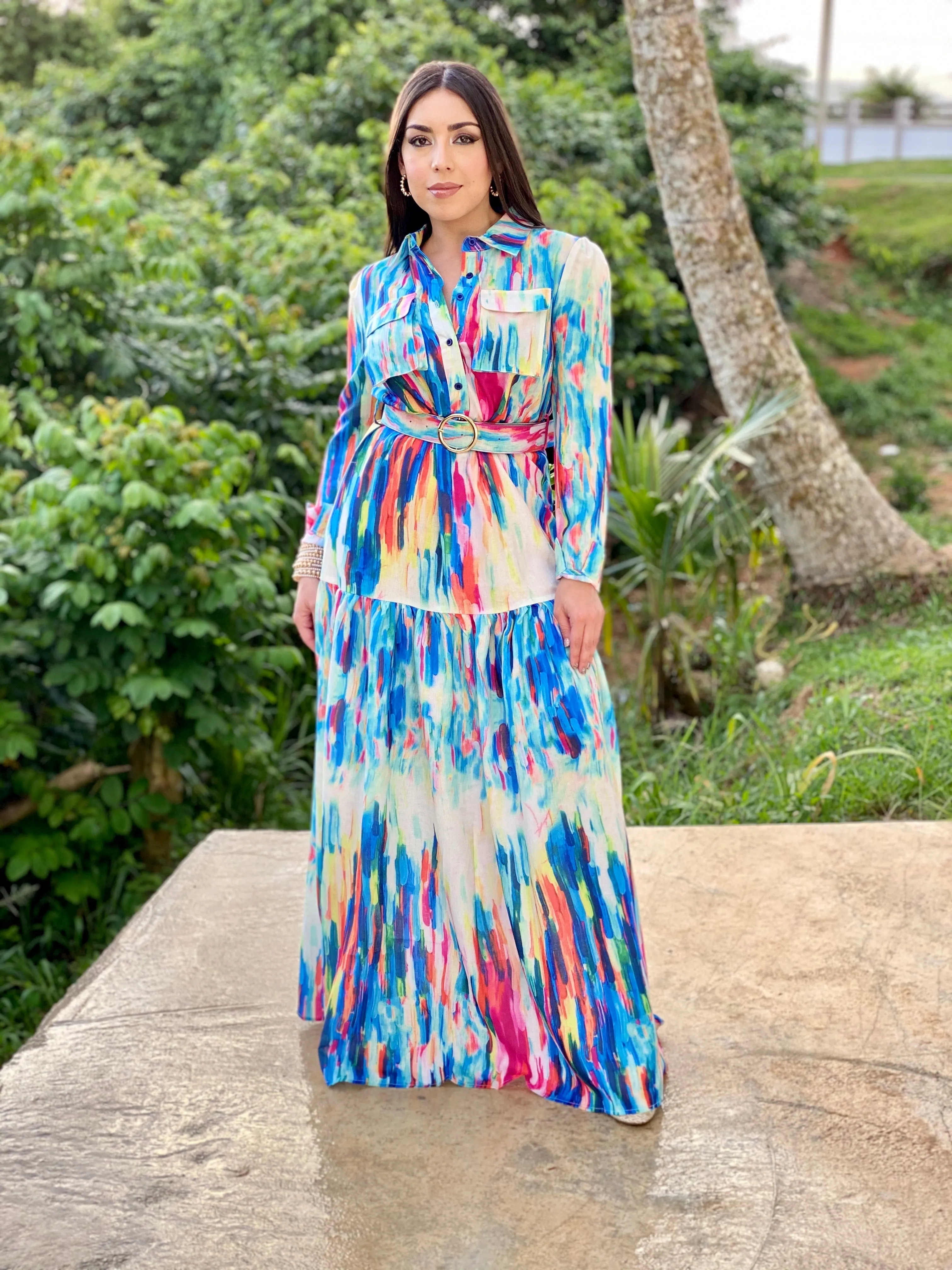 Multi Maxi Dress