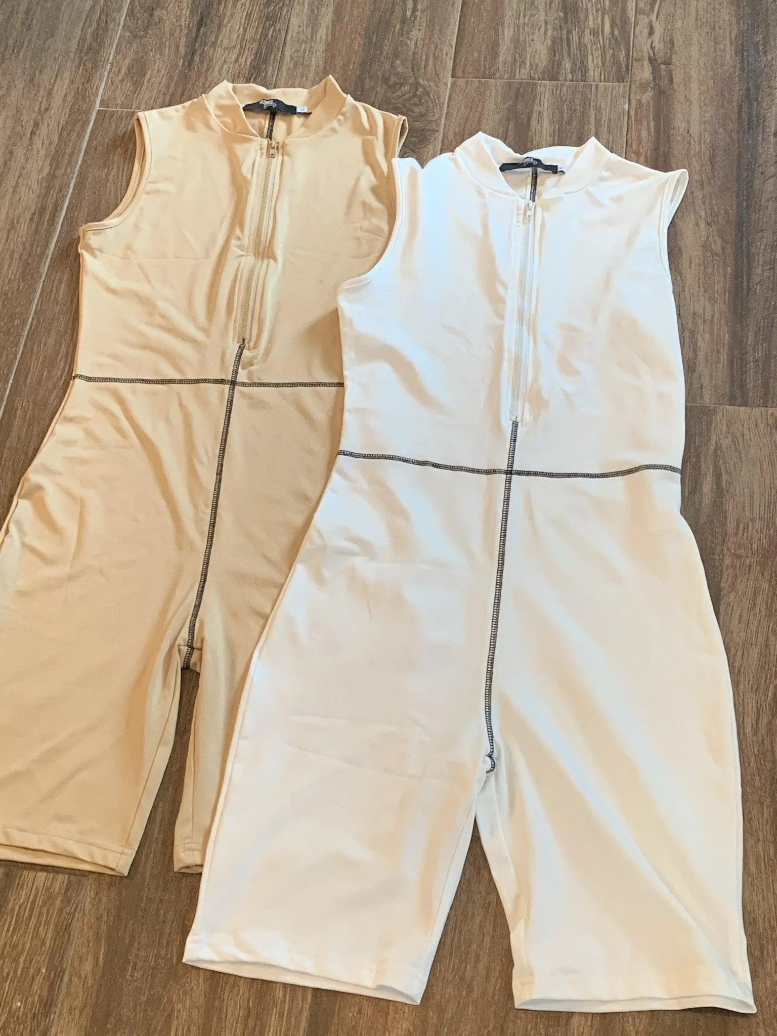 Naomi Low Collar Romper
