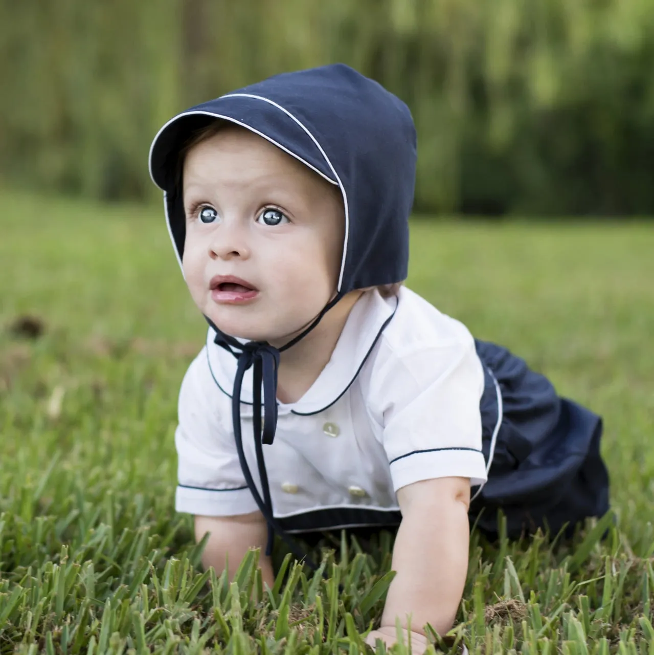 Navy Bonnet