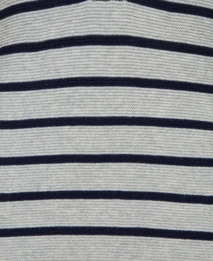 Navy/Gray Striped Knit Coverall