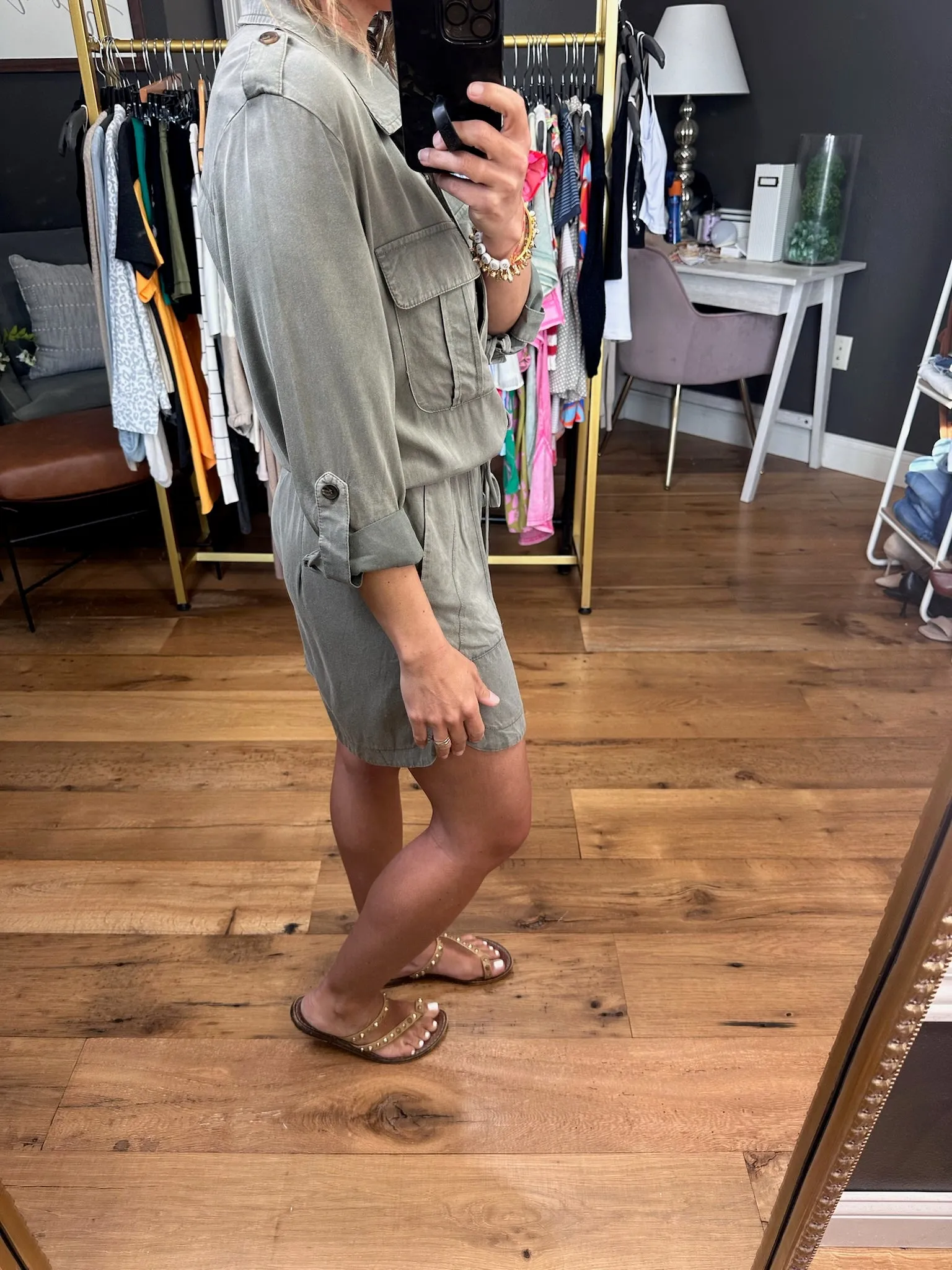 New Beginnings Utility Romper - Multiple Options