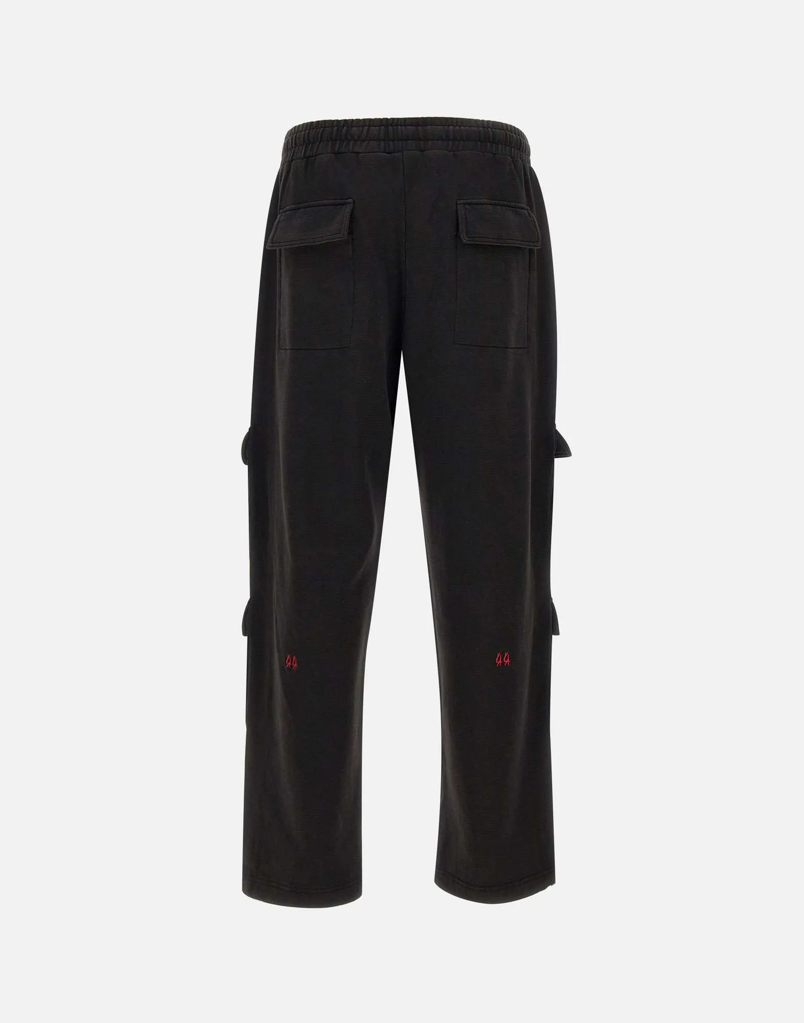 New Diagonal Cotton Jogger in Black