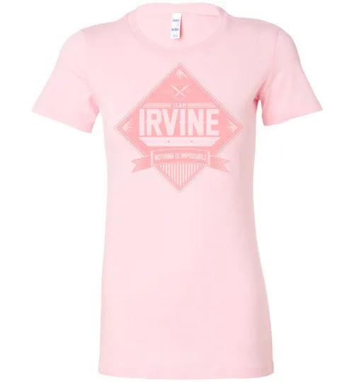 *NEW* Team Irvine "Nothing Is Impossible" - Pink - Ladies