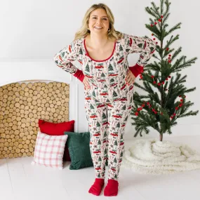 Off to Pick Pines At Your Leisure Essential Adult Romper