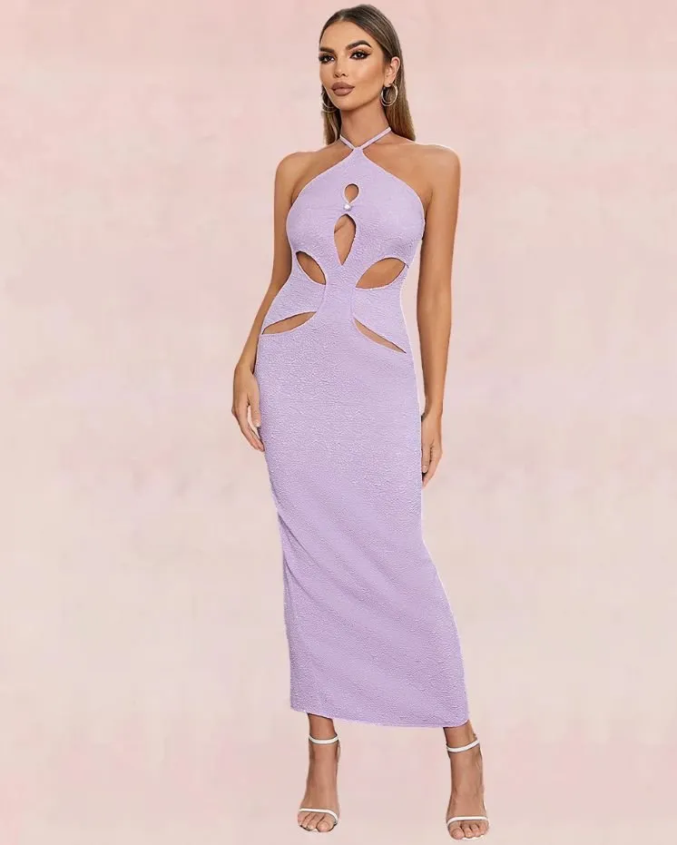 Orchid Bandage Maxi Dress - Purple