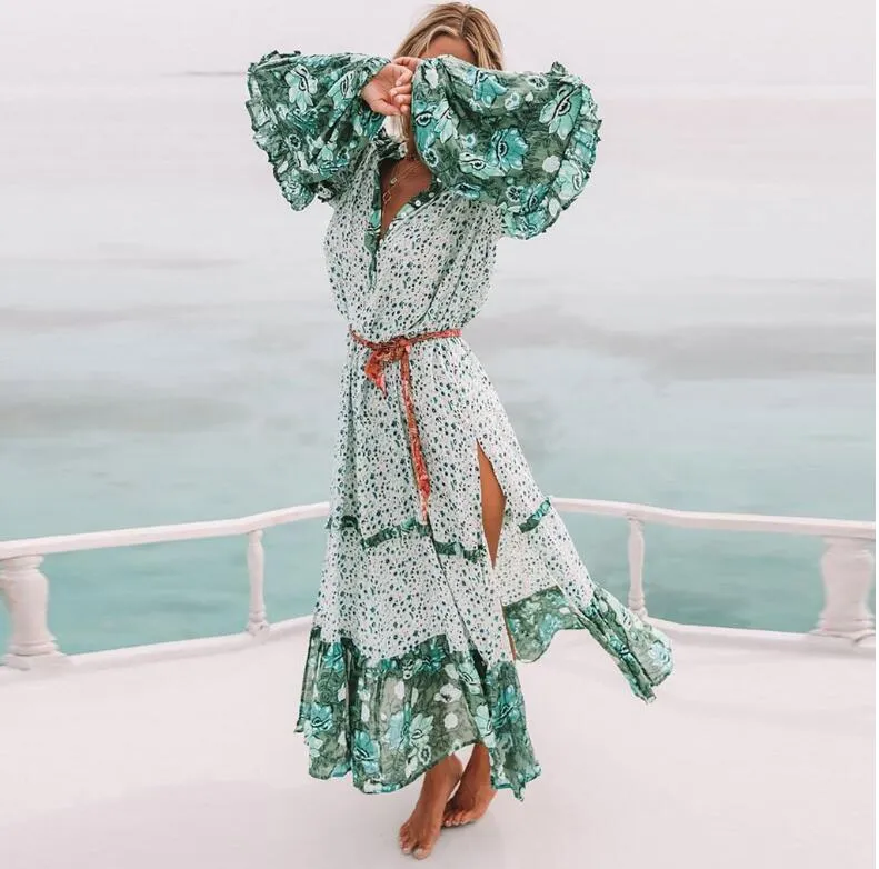 Oregano bohemian maxi dress