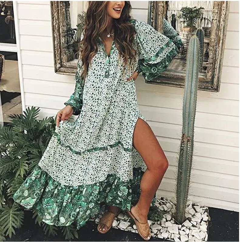 Oregano bohemian maxi dress