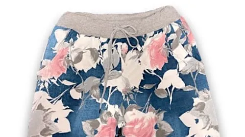PAPER ROSE CORNELIA JOGGERS NAVY