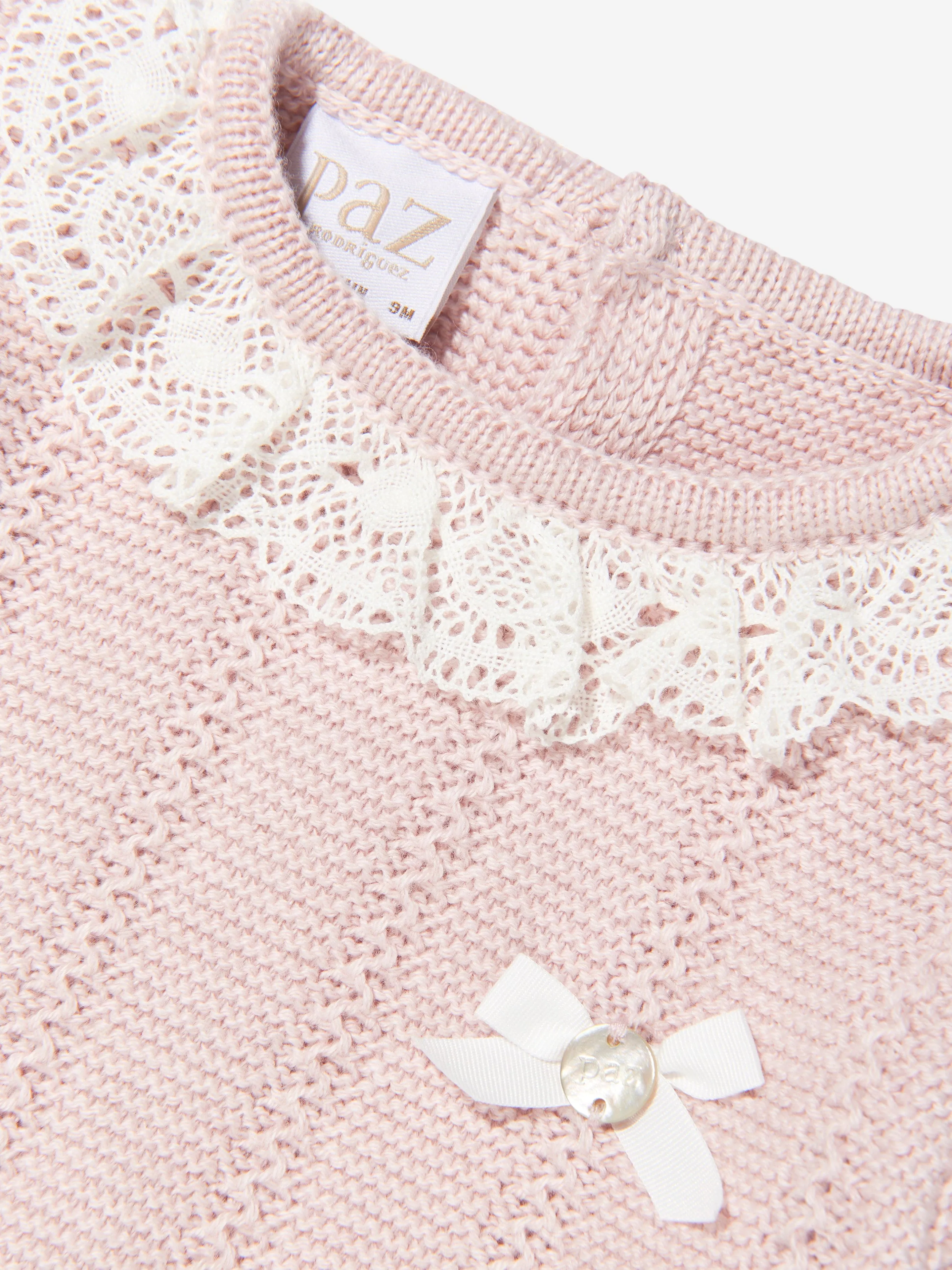 Paz Rodriguez Baby Girls Knitted Romper