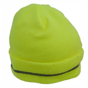 Petra Roc LBE-S1 Lime High Visibility Reflective Beanie Hat