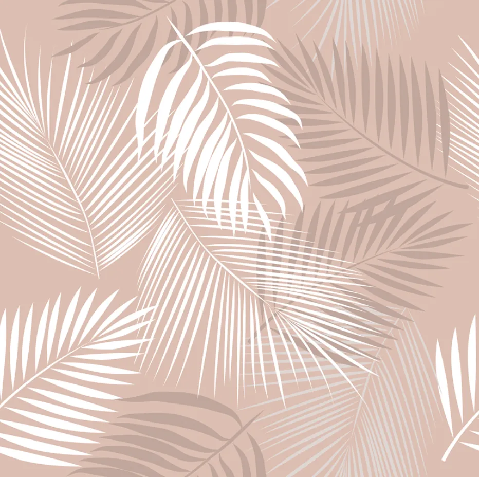 Pink Palms At Your Leisure Snap Down Adult Romper