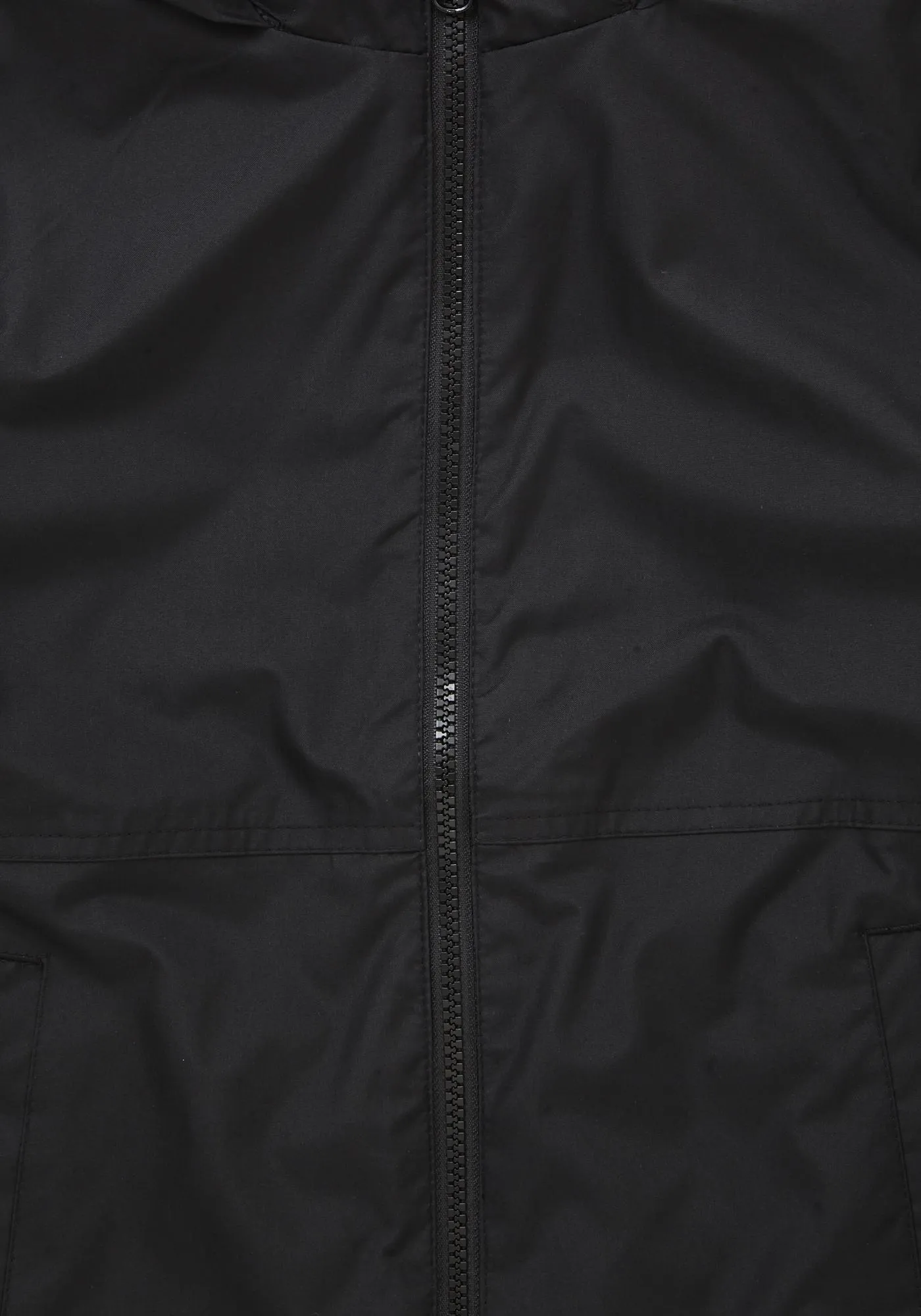 Plain Reversible Fleece Jacket - Black