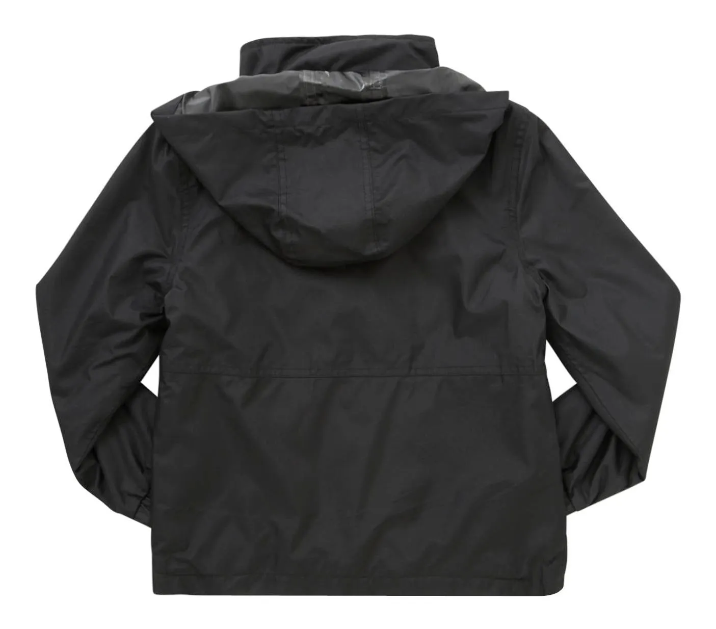 Plain Reversible Fleece Jacket - Black