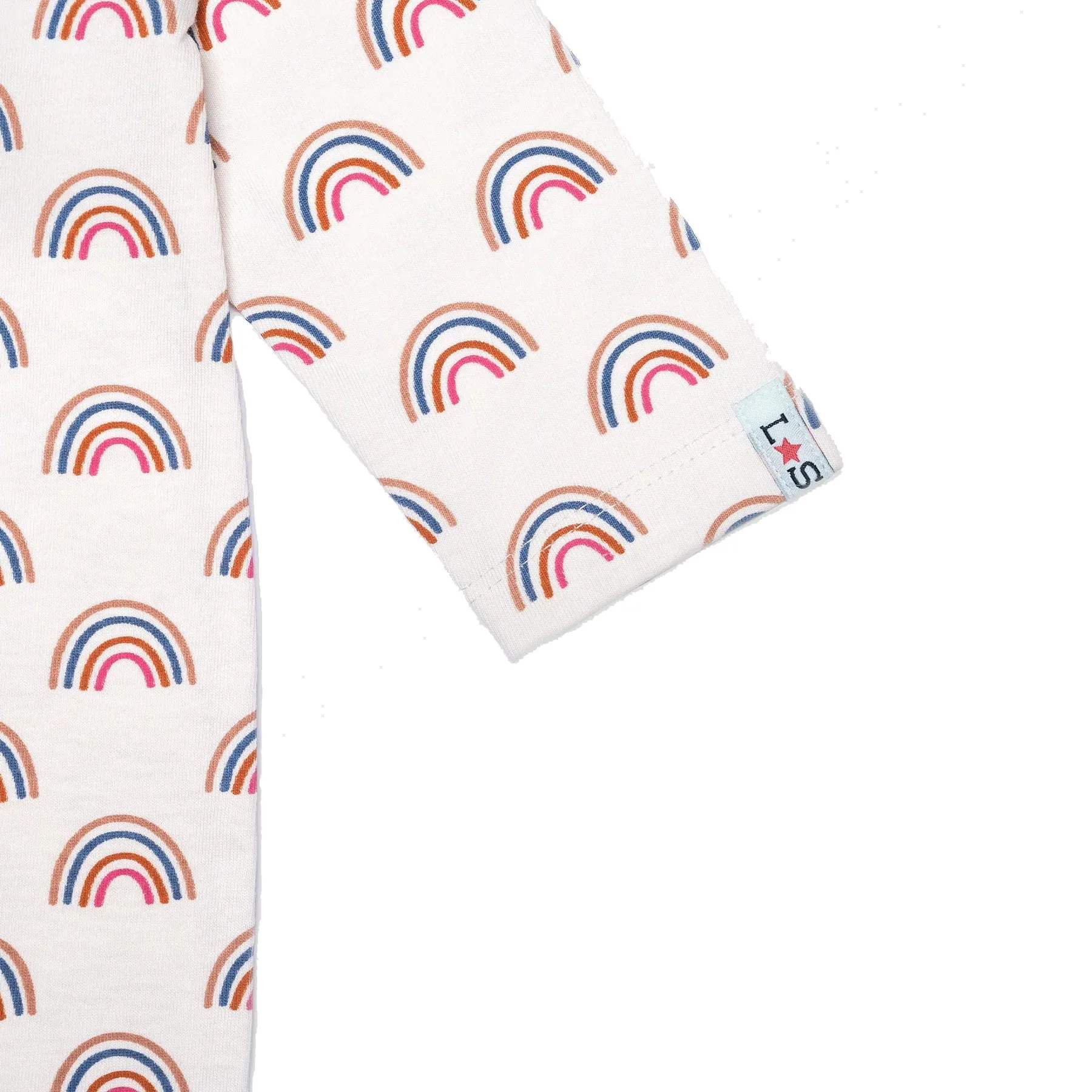 Rainbow print playsuit