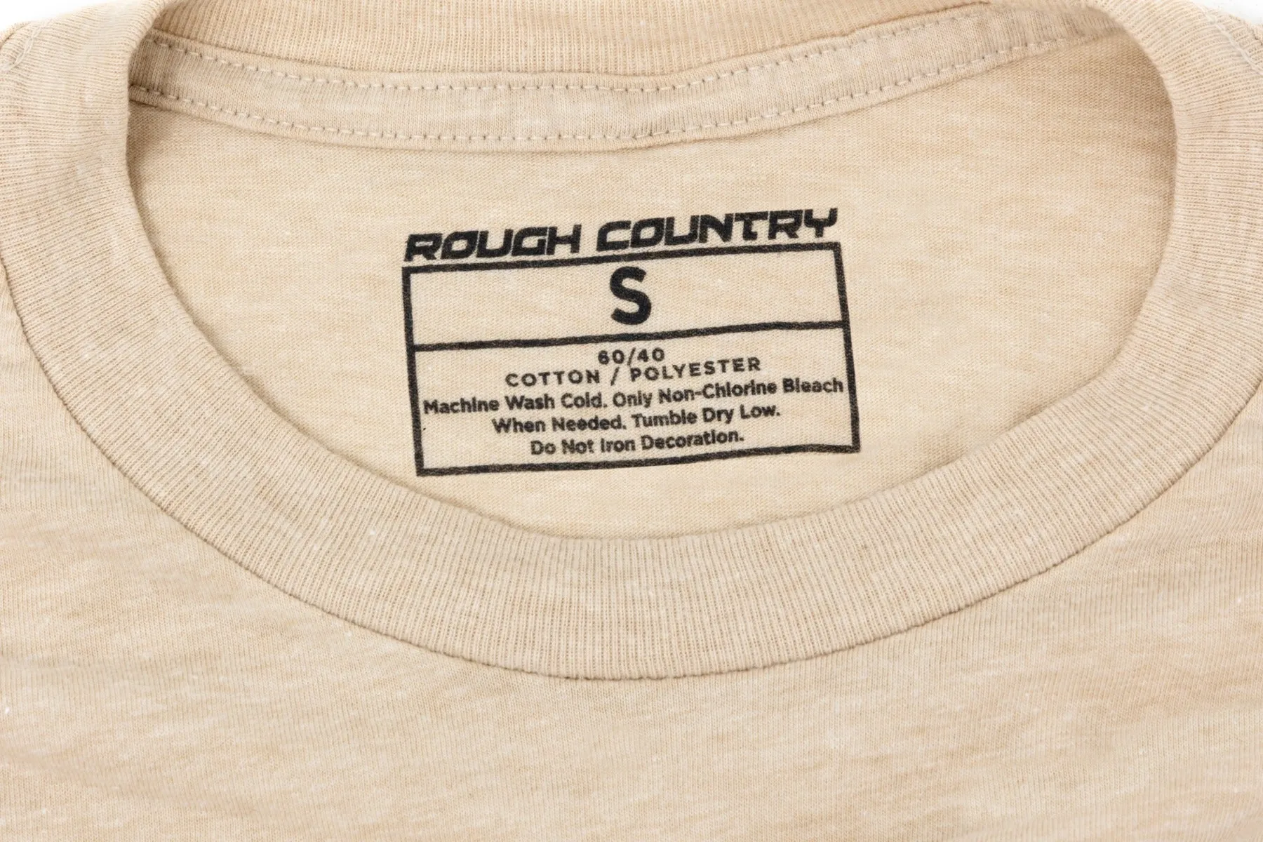 Rough Country T-Shirt - Throwback - Cream - SM