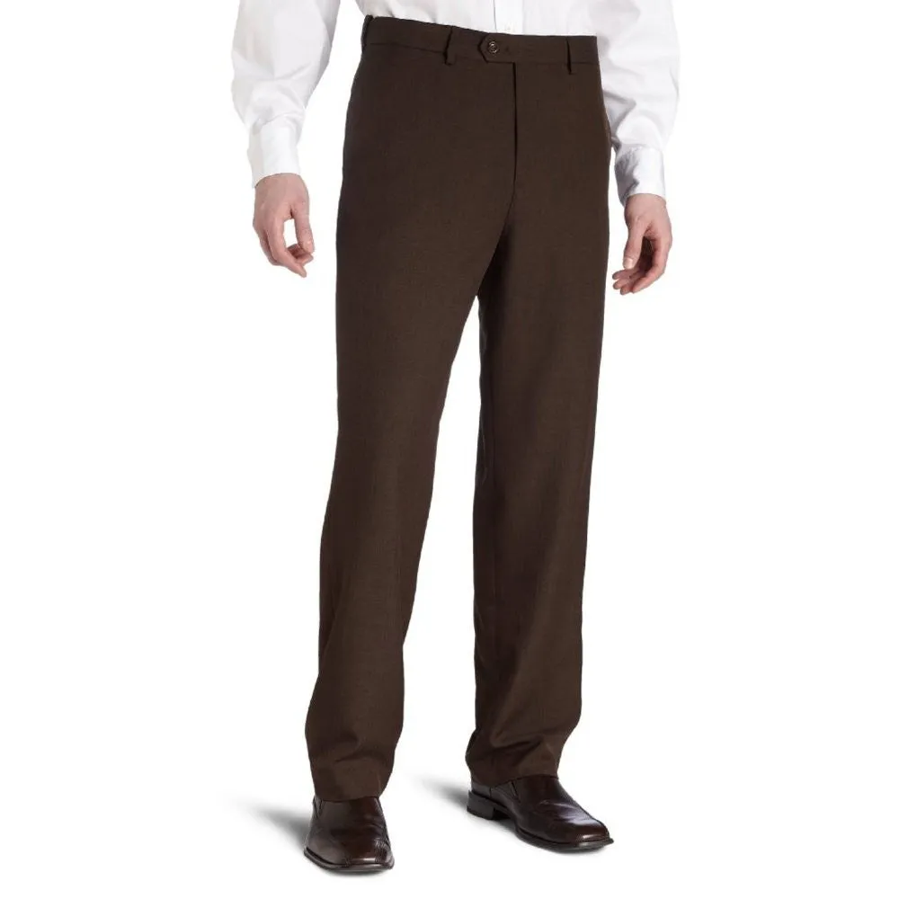 Savane Men's Dress Pants Striated Herringbone
