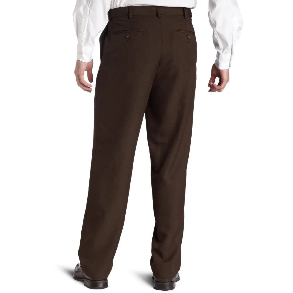 Savane Men's Dress Pants Striated Herringbone