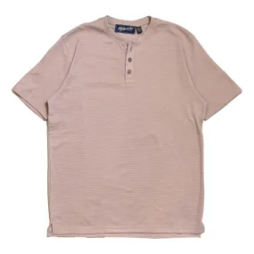 Short Sleeve Henley Dusty Cream