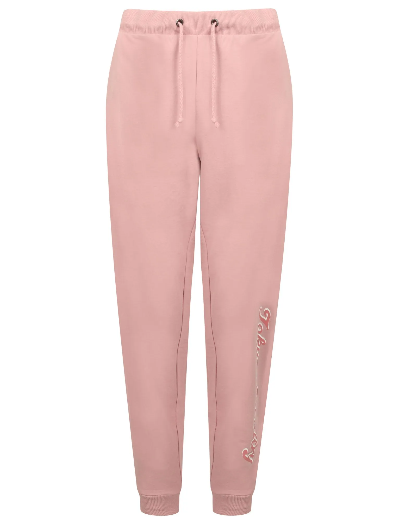 Siobhan Slim Fit Cuffed Joggers In Pink - Tokyo Laundry
