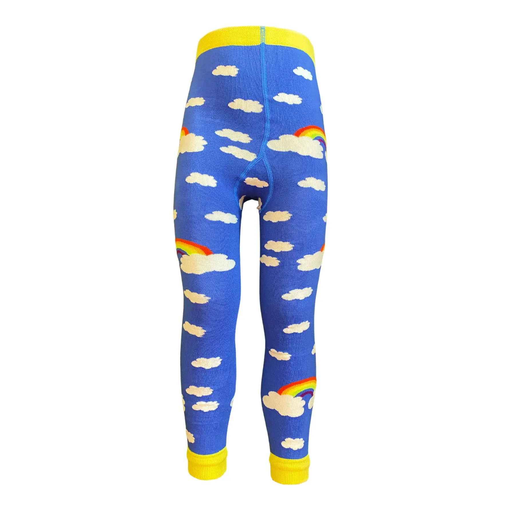 Slugs & Snails Footless Tights Rainbow Clouds