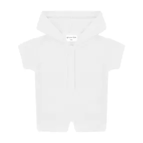 Sparrow Kids White Terry Romper